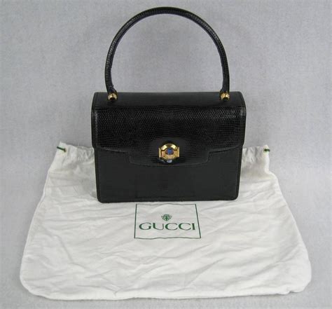 black gucci leather bag|vintage black gucci handbag.